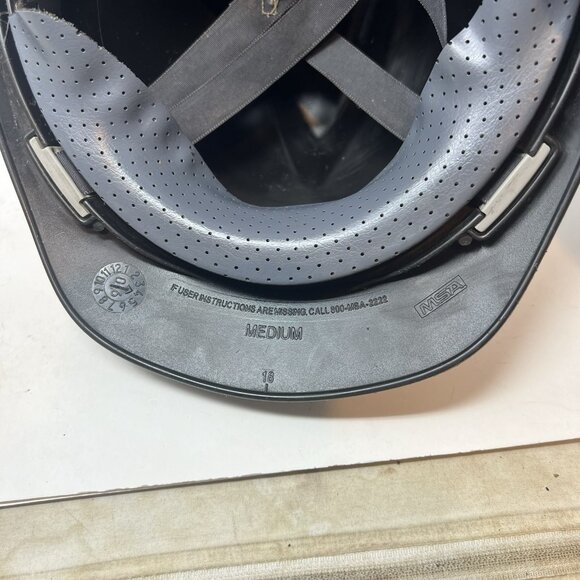 Pittsburgh Steelers MSA Hard Hat V Gard Protective Helmet Mine Factory Adult M - Picture 9 of 10